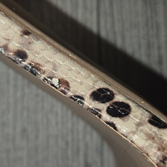 Steve Madden Women's Snake Print Block Heels Brown/Cream/Black Size 8.5 - Picture 10 of 13